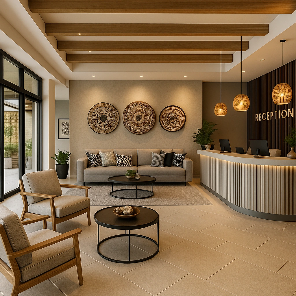 Hospitality Spaces after transformation